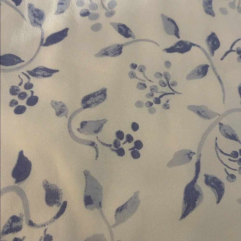 Reformation Embry Midi Dress in Laurel Blue and White Size 10 - Picture 12 of 12